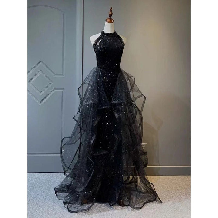 Black Evening Dress For Women - Dresses Nova