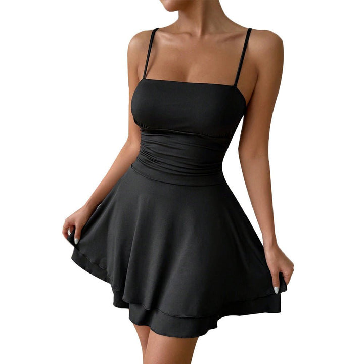 European And American Simple Sexy Style Sling Dress - Dresses Nova