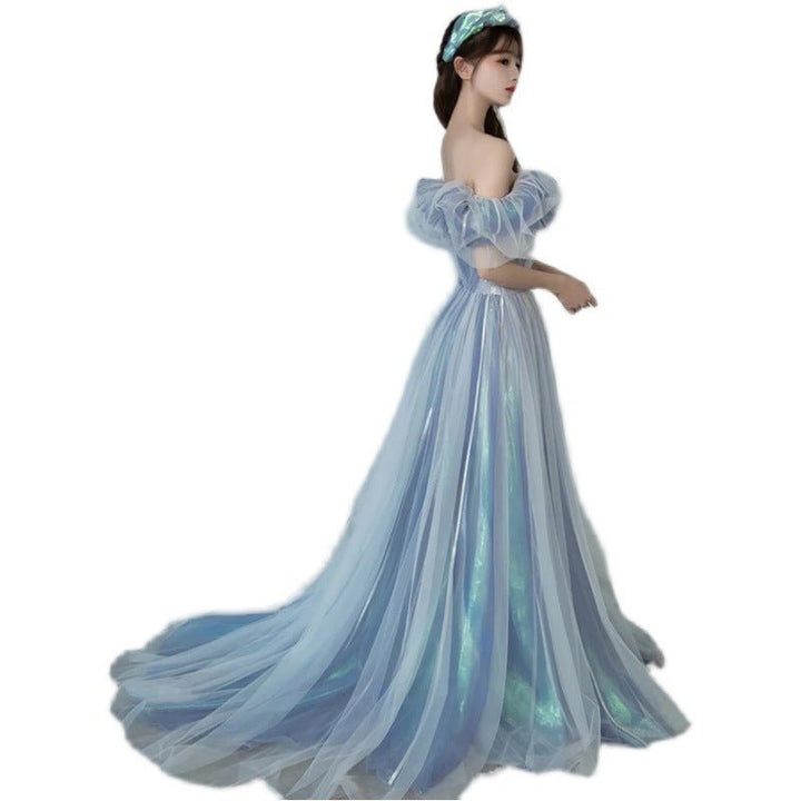 Evening Gown For Women Haze Blue Fairy - Dresses Nova