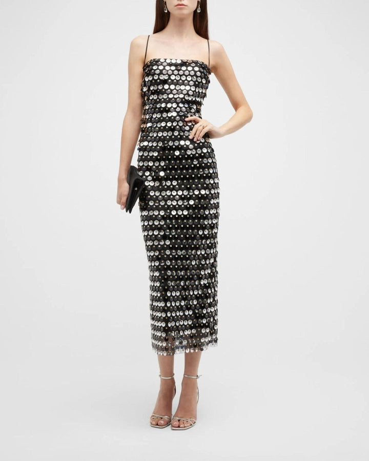 Fashion Lady Sequin Irregular Dress - Dresses Nova