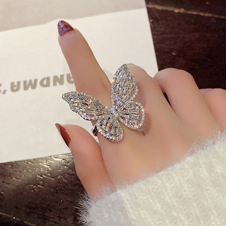 Index Finger Ring Ins Trend Korean Version Of The Net Red Cold Wind Ring - Dresses Nova