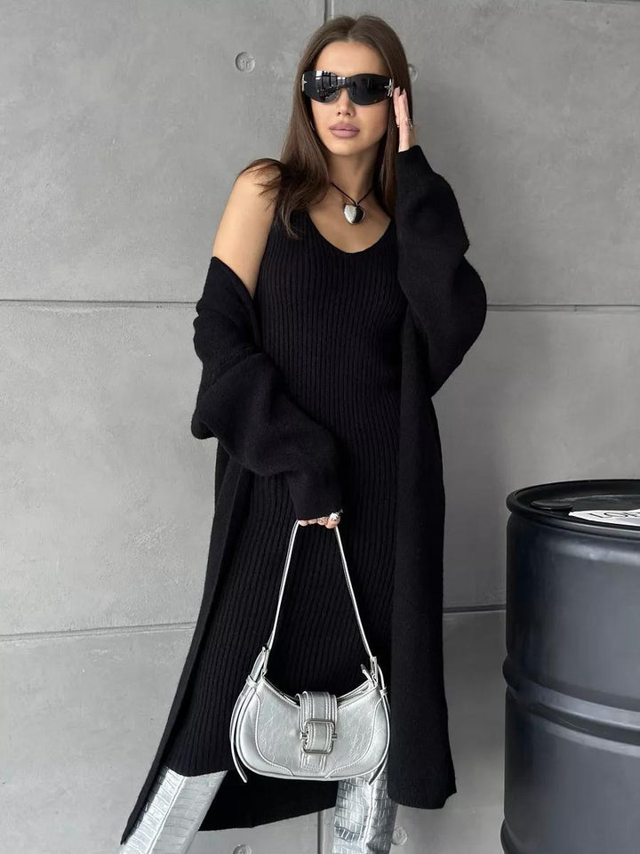 Knitted Dress Fashion Women's Wear Knitted Long Sleeve - Dresses Nova