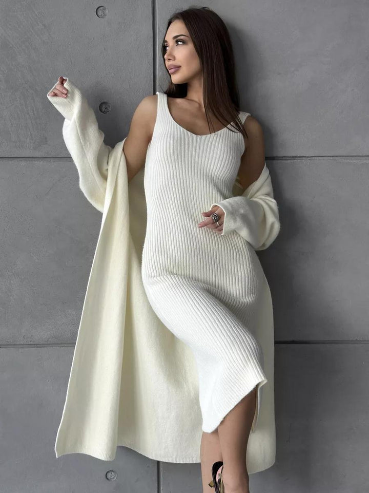 Knitted Dress Fashion Women's Wear Knitted Long Sleeve - Dresses Nova