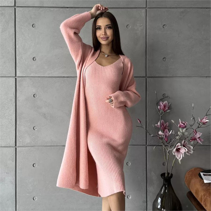 Knitted Dress Fashion Women's Wear Knitted Long Sleeve - Dresses Nova