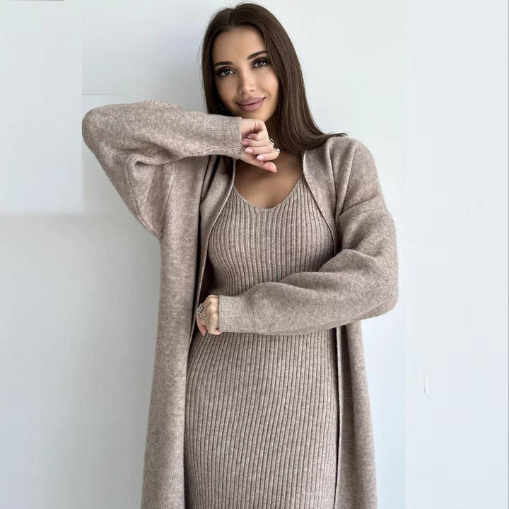 Knitted Dress Fashion Women's Wear Knitted Long Sleeve - Dresses Nova