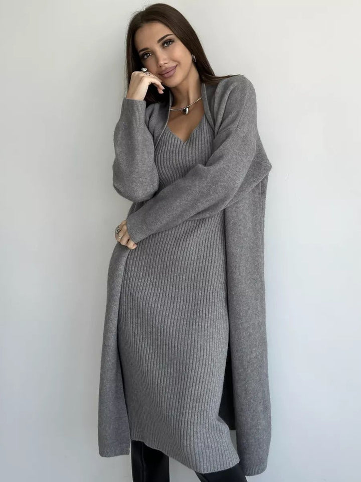 Knitted Dress Fashion Women's Wear Knitted Long Sleeve - Dresses Nova