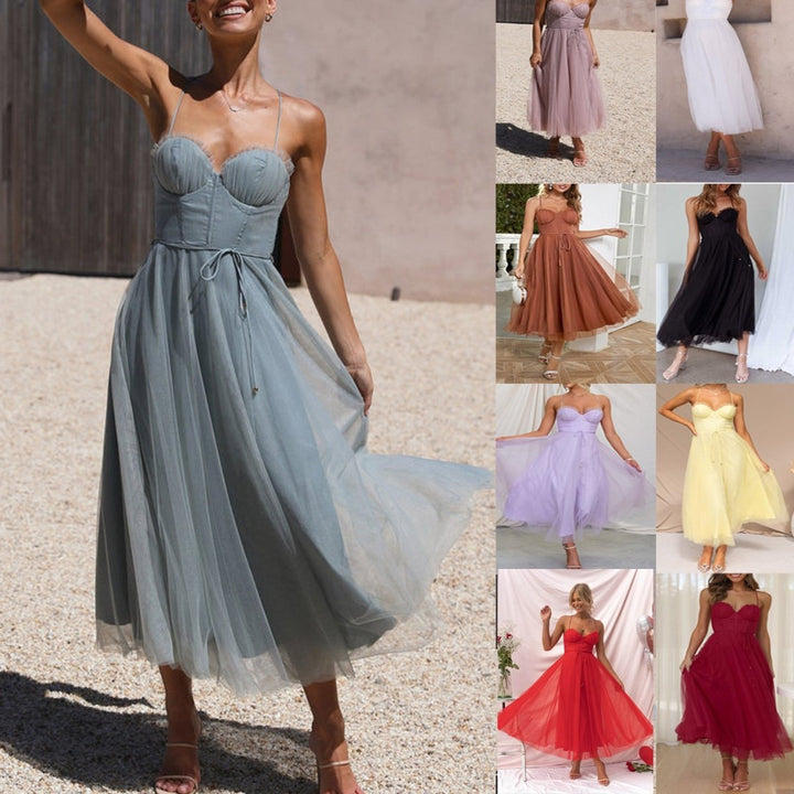 Sling Casual Dress Women's Multi - color - Dresses Nova