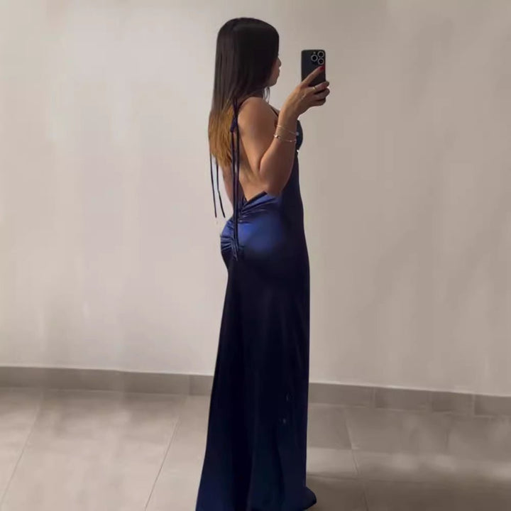 Summer High - grade Y2g Sexy Backless Spaghetti Straps Hot Girl Dress - Dresses Nova