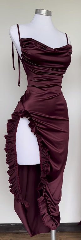 Summer High - grade Y2g Sexy Backless Spaghetti Straps Hot Girl Dress - Dresses Nova