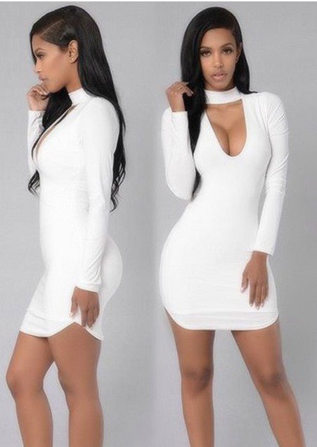 V - neck, cocktail dresses, sexy dresses - Dresses Nova