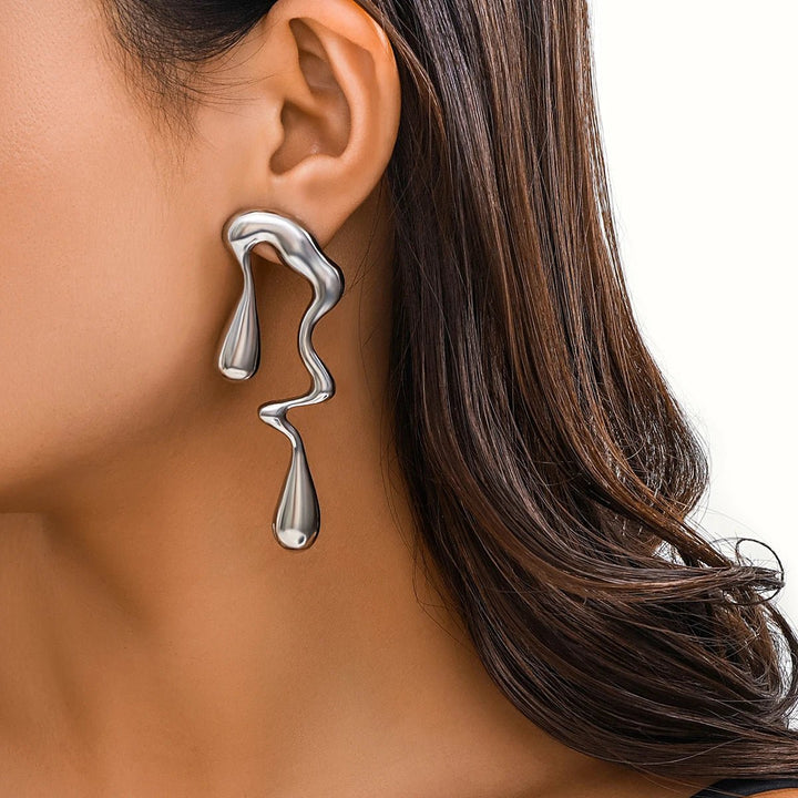 Water Drops Stud Earrings - Dresses Nova