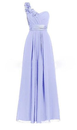 Women's long dress with slanted collar - Dresses Nova