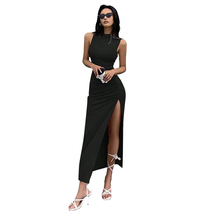 Women's Round Neck Sleeveless Dress - Dresses Nova