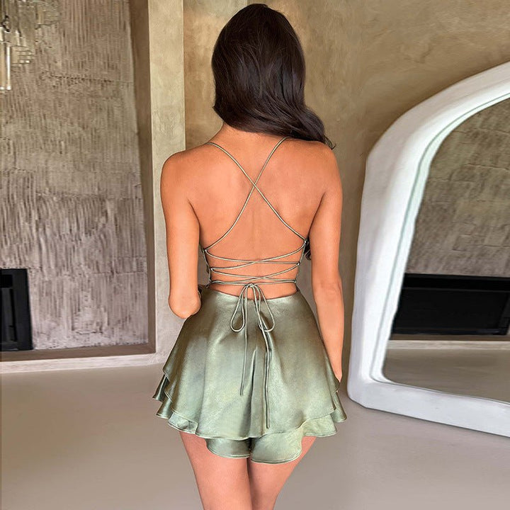 Elegant Celebrity Style Short Dress-Dresses Nova