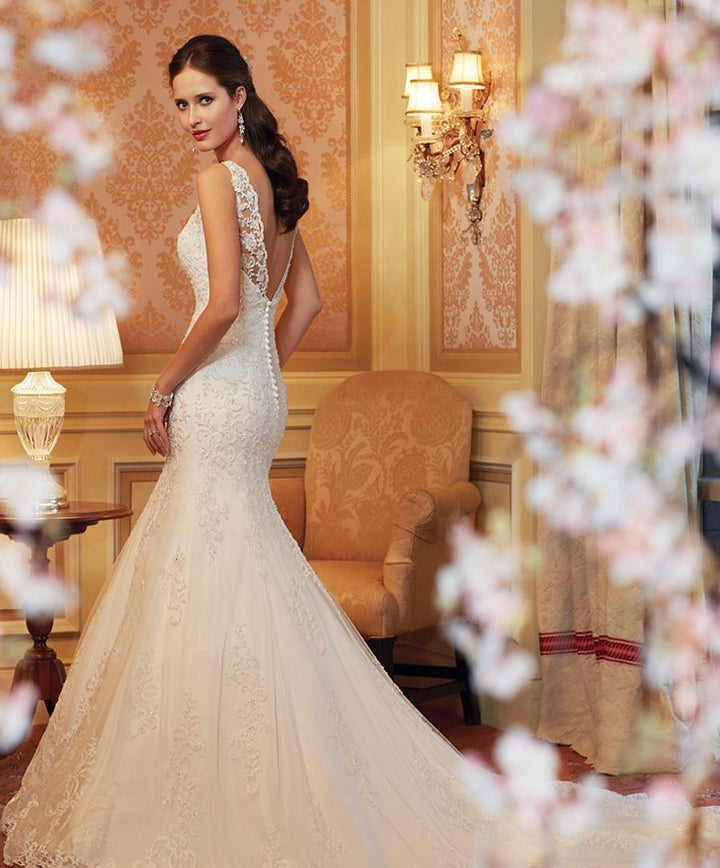 Fishtail Wedding Dress-Dresses Nova