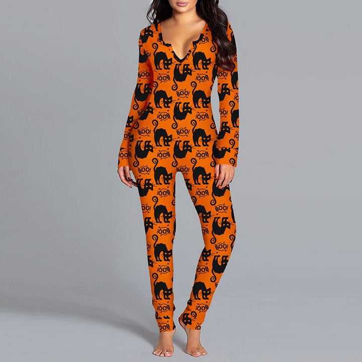 Halloween Jumpsuit - Home Pajamas-Dresses Nova