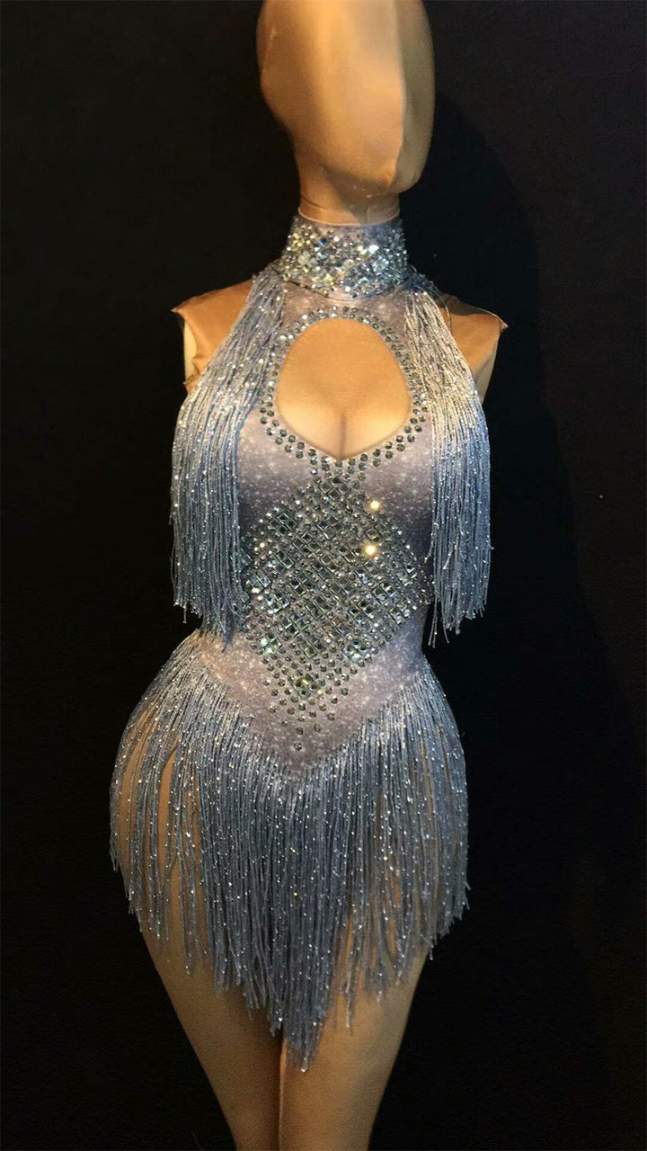 Sparkly Rhinestones Dresses-Dresses Nova