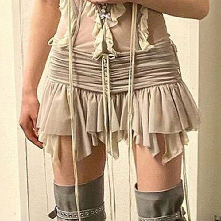 Nova Girl Low Waist Skirt-Dresses Nova