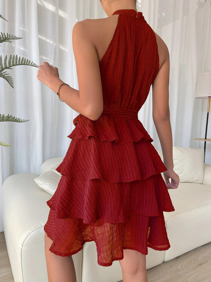 Ruffle Dress-Dresses Nova