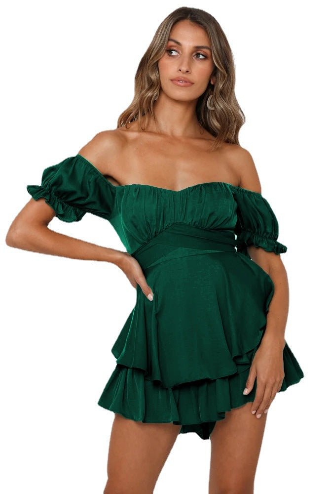 Ruffle Sleeve Casual Dress-Dresses Nova