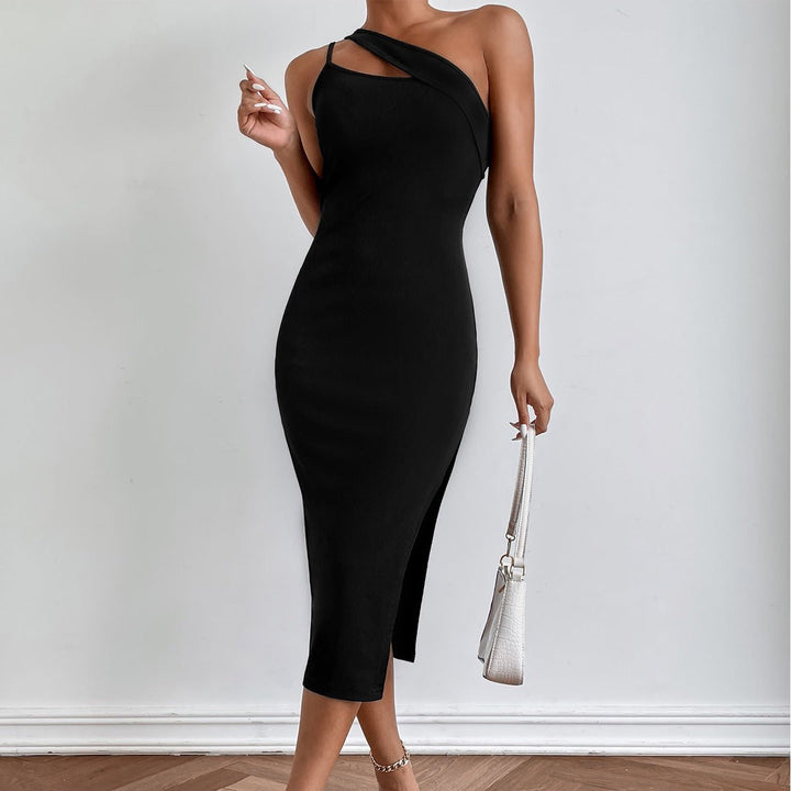 Slim Slimming Open Back Dress-Dresses Nova