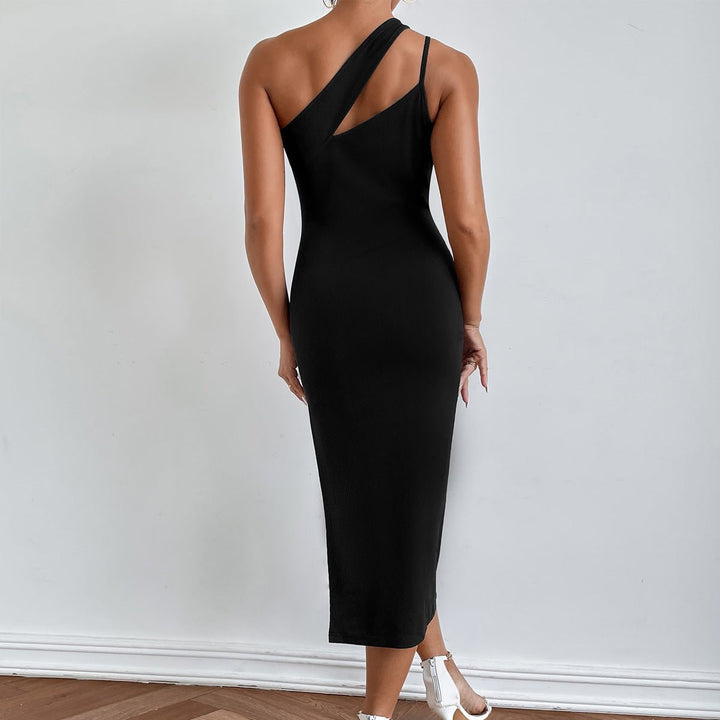 Slim Slimming Open Back Dress-Dresses Nova