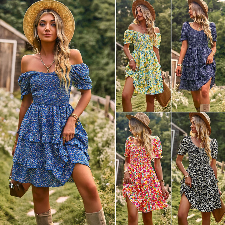 Summer Dress Short Sleeve-Dresses Nova