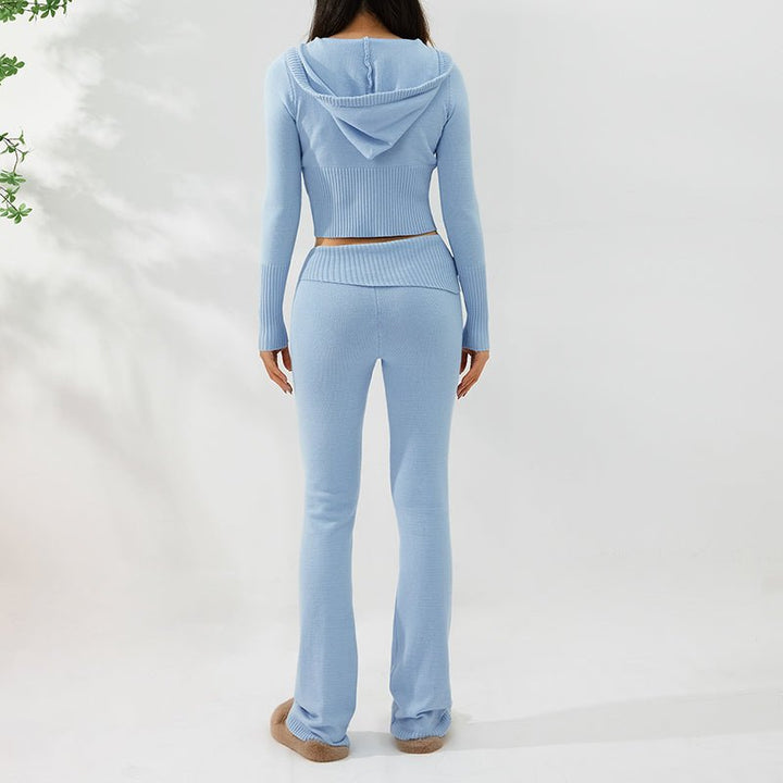 Sweater And High Waist Long Pants Set-Dresses Nova