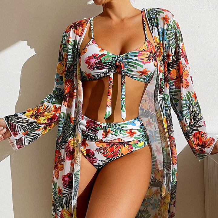 Swimwear Long Sleeved Blouse Three Piece Suit-Dresses Nova